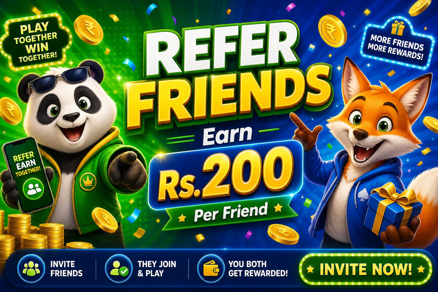 Refer Friends Earn Rs.200 Per Friend